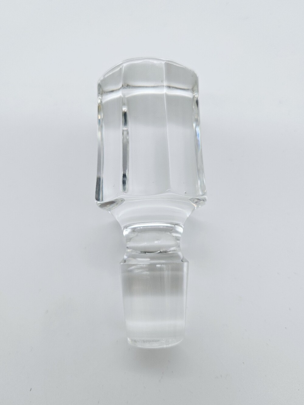 VINTAGE | cut glass decanter stopper topper
